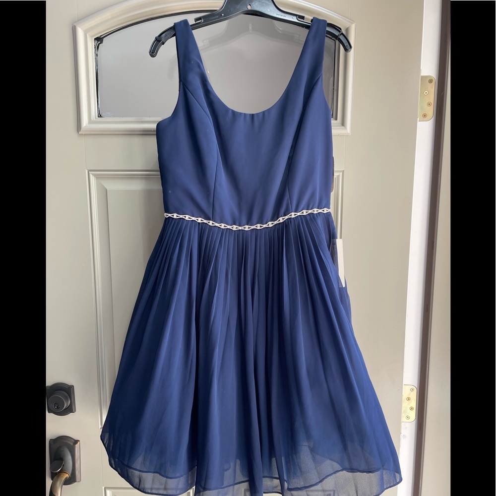 COPY - a drea Cocktail Dress with Crystal Trim. Size Large